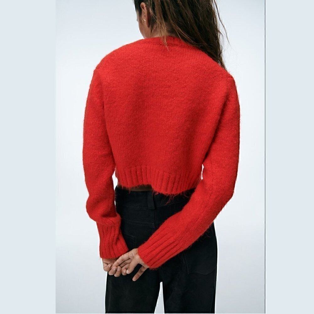 ZARA Wool-Blend Knit Sweater NWT - Picture 14 of 16